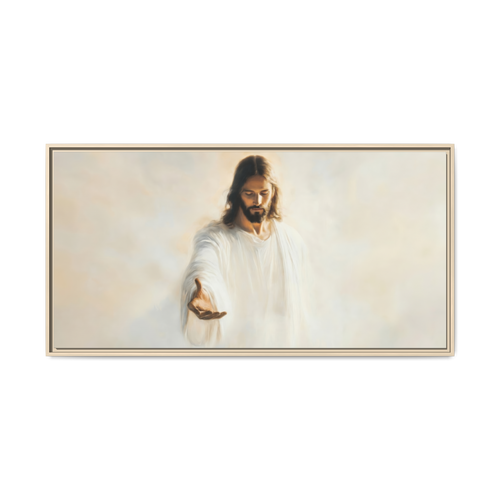 In the Palm of His Love (Horizontal) - Canvas
