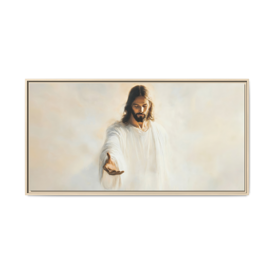 In the Palm of His Love (Horizontal) - Canvas