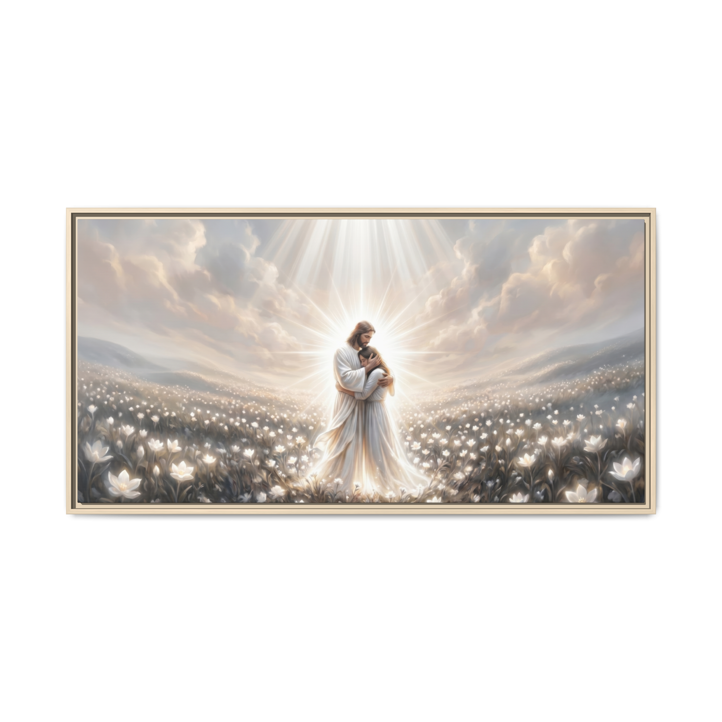Divine Embrace (Horizontal) - Canvas