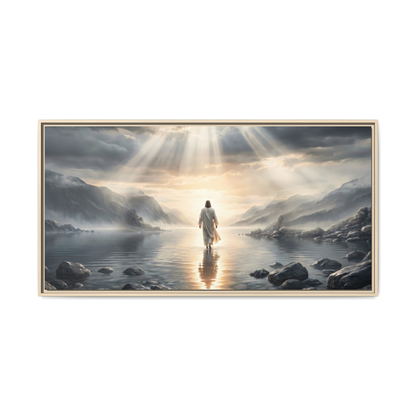 His Path is Peace (Horizontal) - Canvas