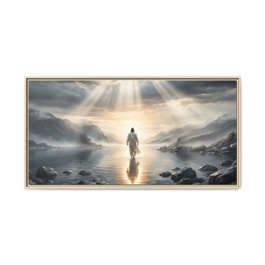 His Path is Peace (Horizontal) - Canvas