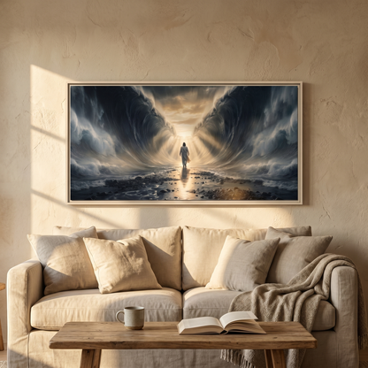 Through the Waters (Horizontal) - Canvas