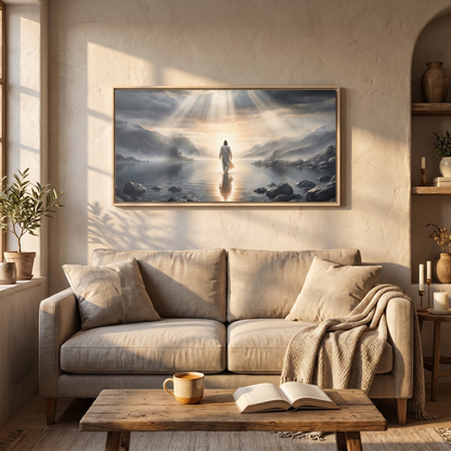 His Path is Peace (Horizontal) - Canvas
