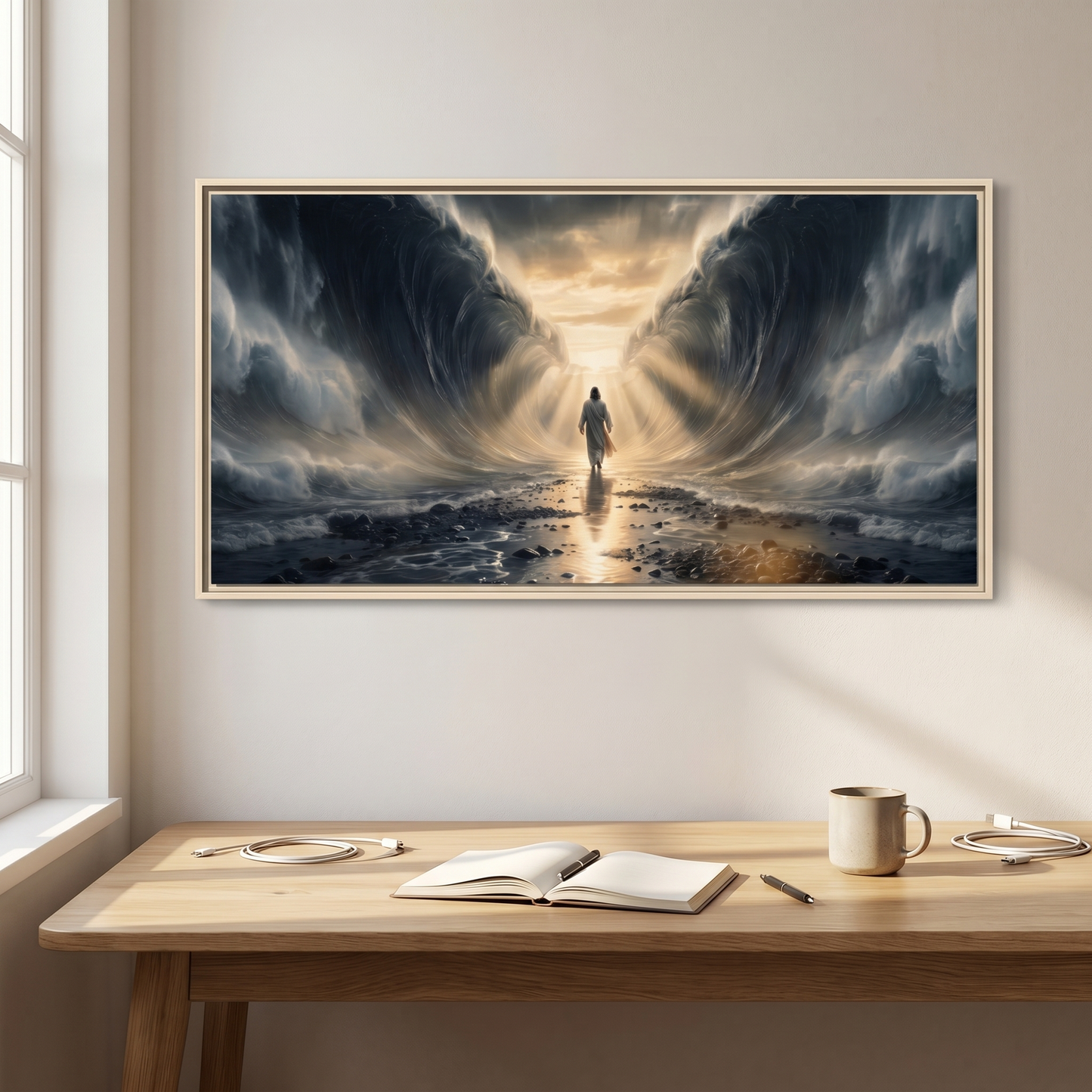 Through the Waters (Horizontal) - Canvas
