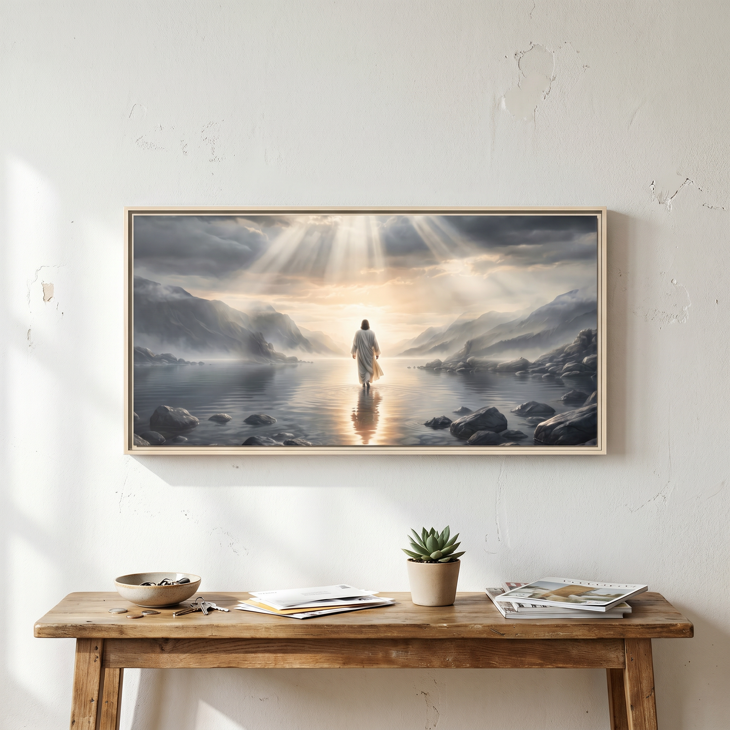 His Path is Peace (Horizontal) - Canvas
