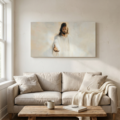 In the Palm of His Love (Horizontal) - Canvas