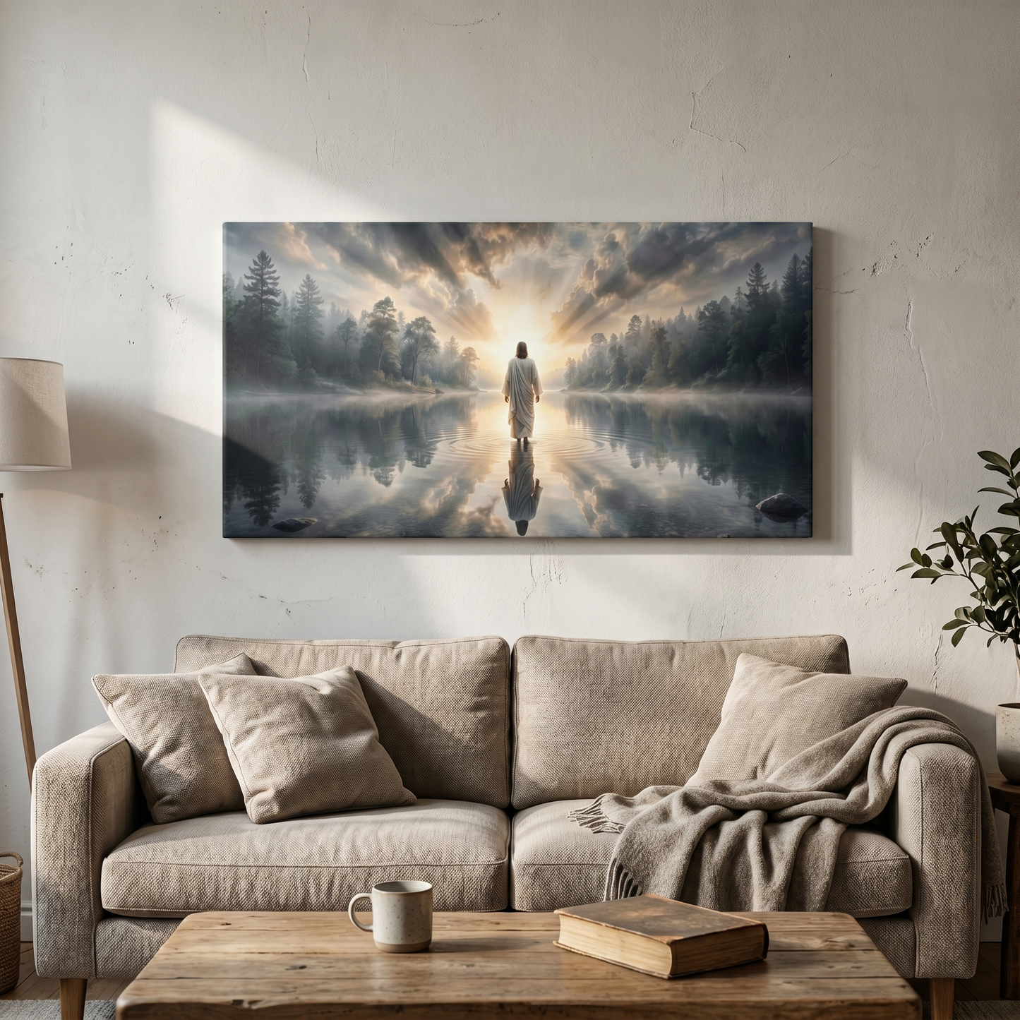 Calm in His Presence (Horizontal) - Canvas