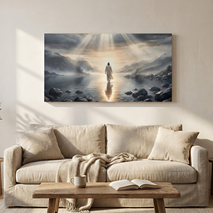 His Path is Peace (Horizontal) - Canvas