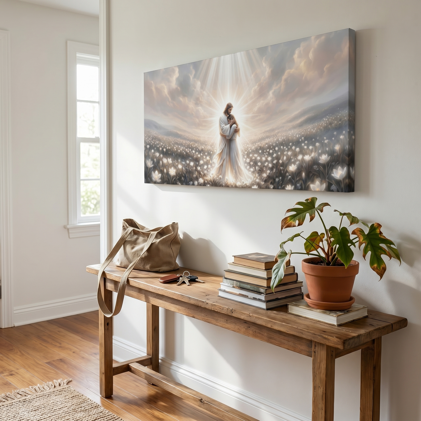 Divine Embrace (Horizontal) - Canvas