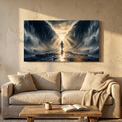 Through the Waters (Horizontal) - Canvas