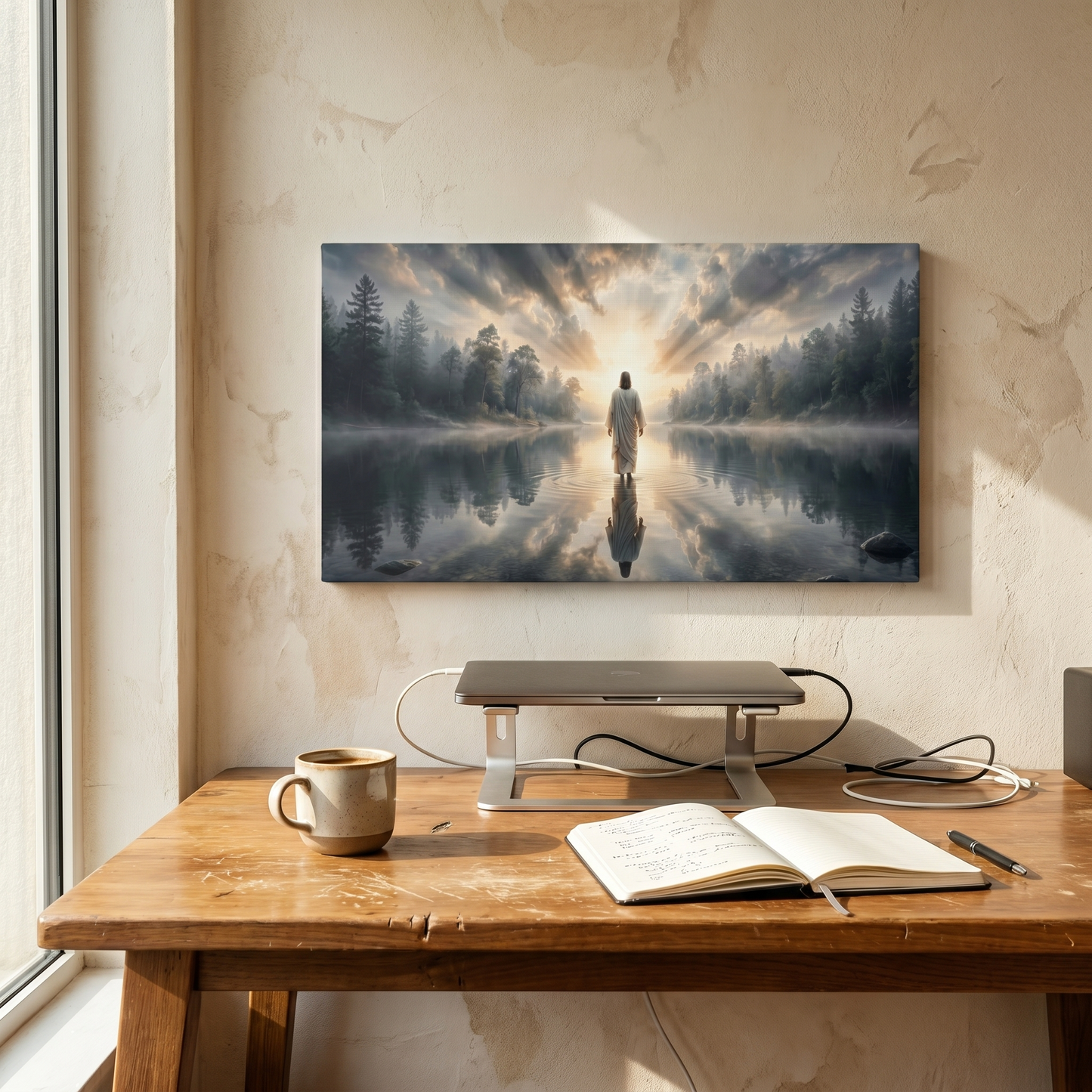 Calm in His Presence (Horizontal) - Canvas