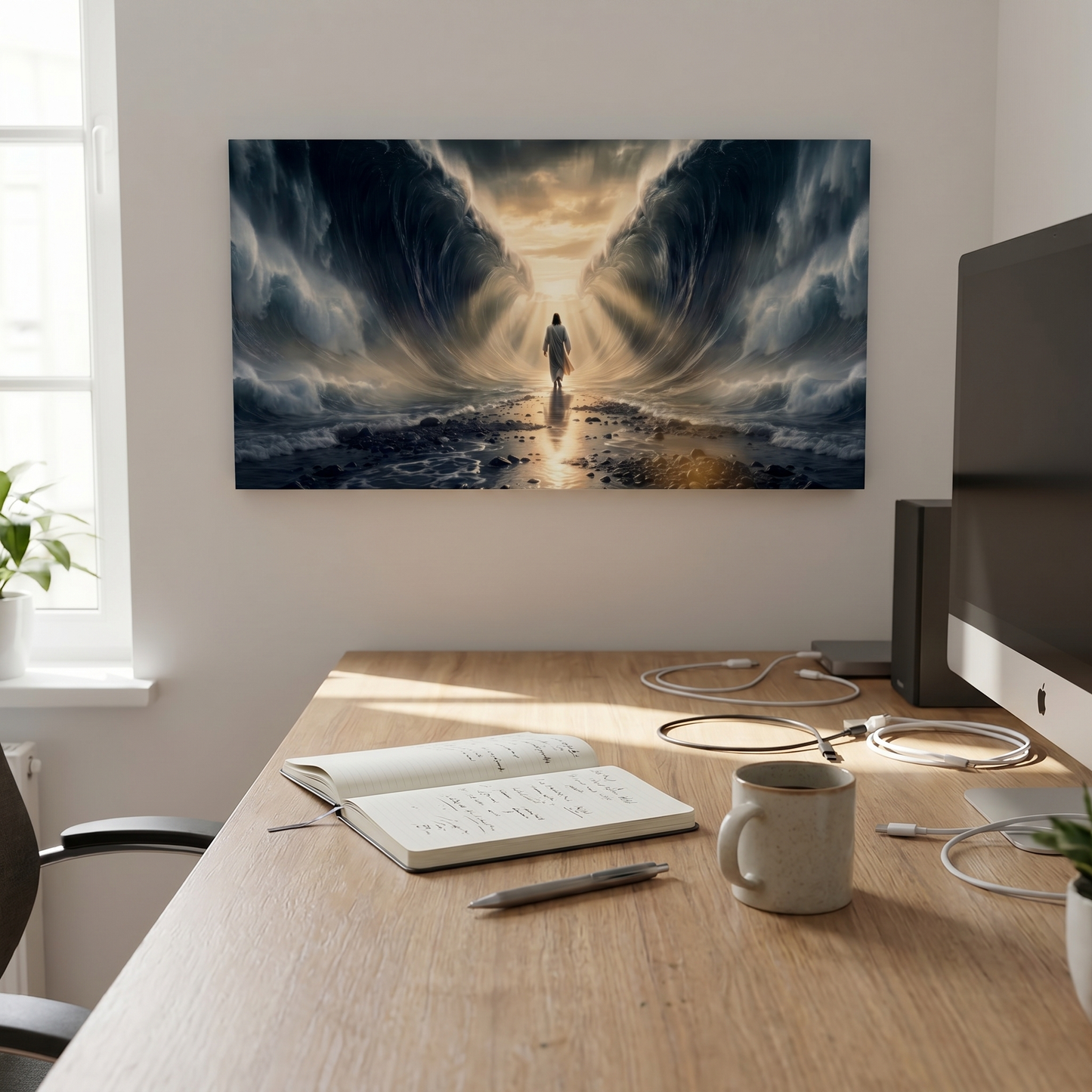 Through the Waters (Horizontal) - Canvas