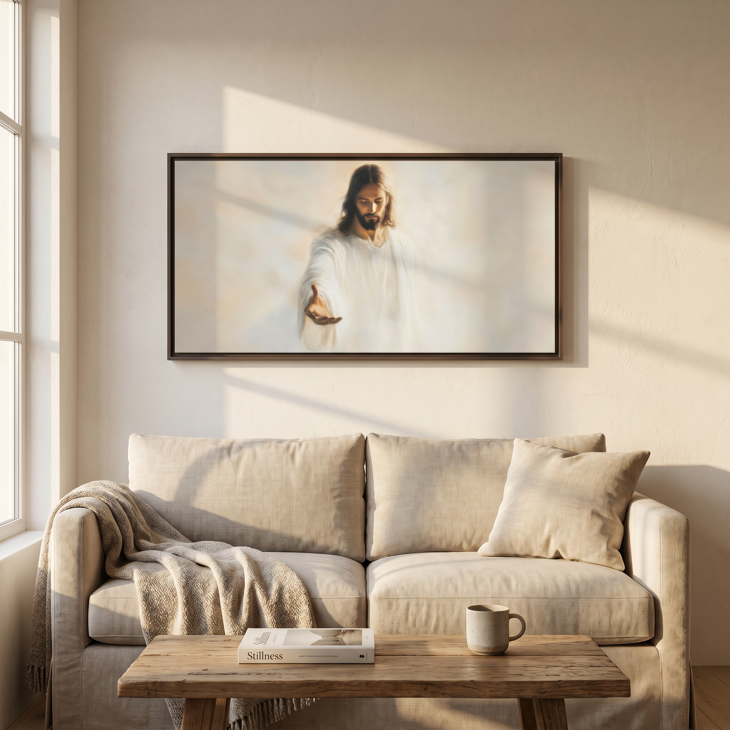 In the Palm of His Love (Horizontal) - Canvas