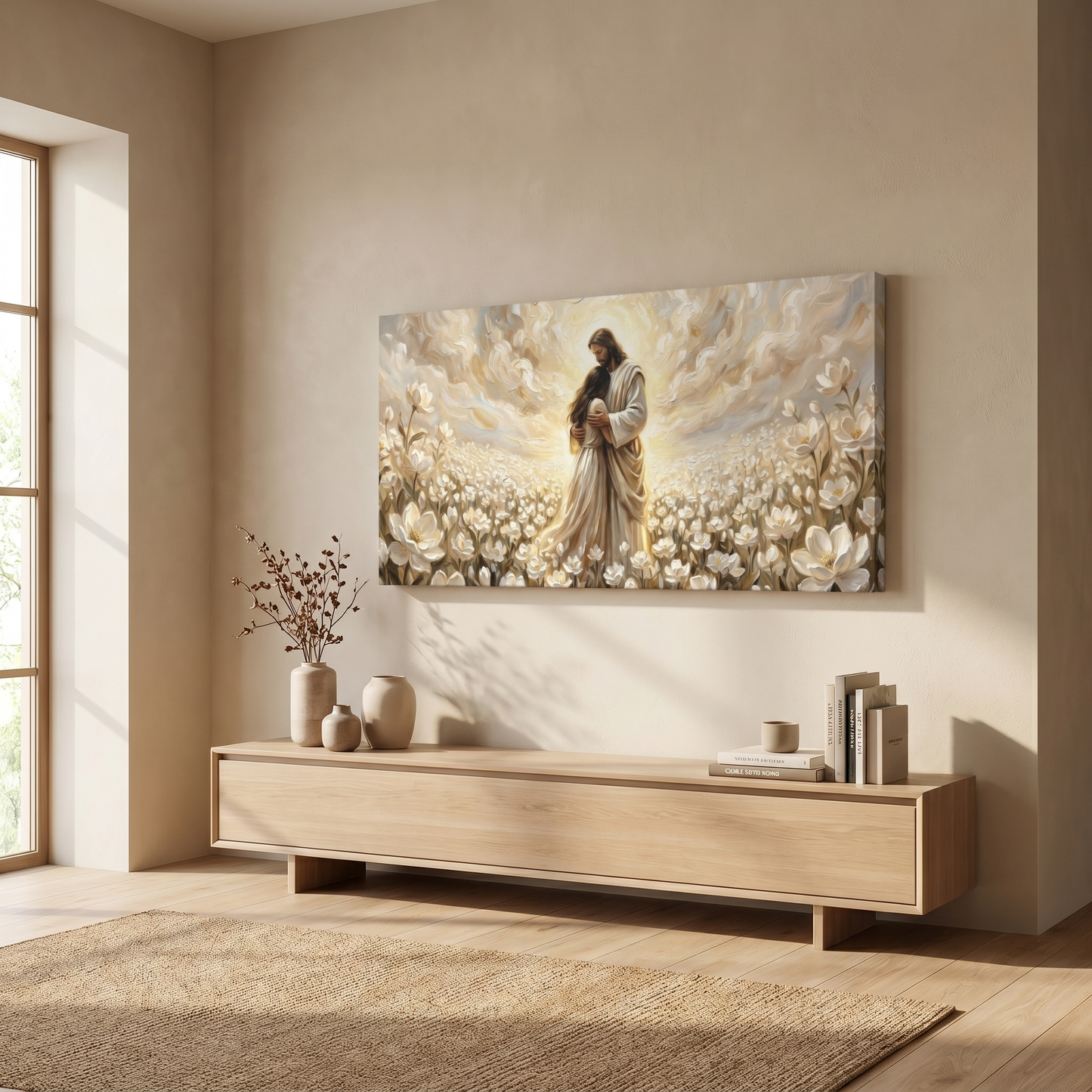 Never Alone (Horizontal) - Canvas