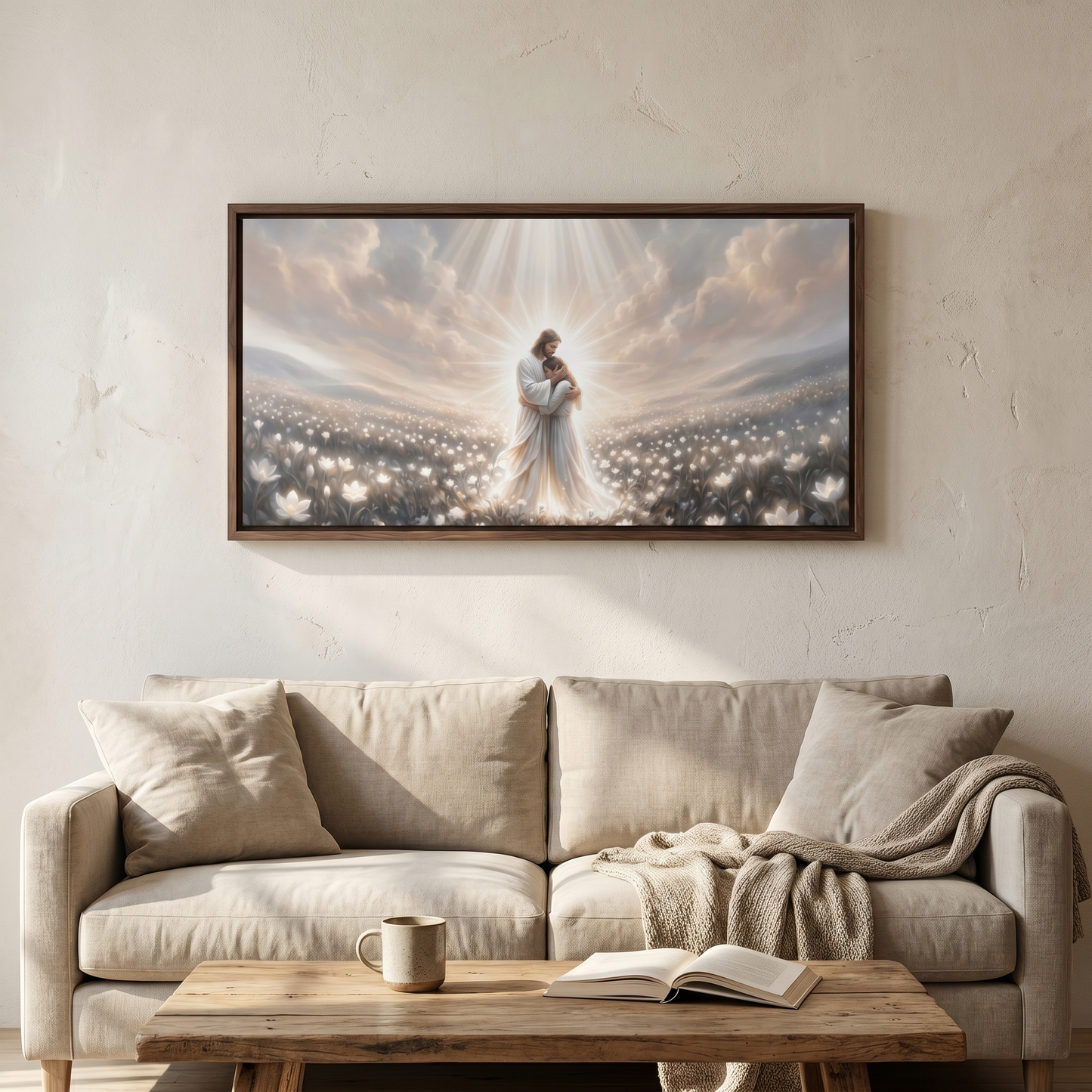 Divine Embrace (Horizontal) - Canvas
