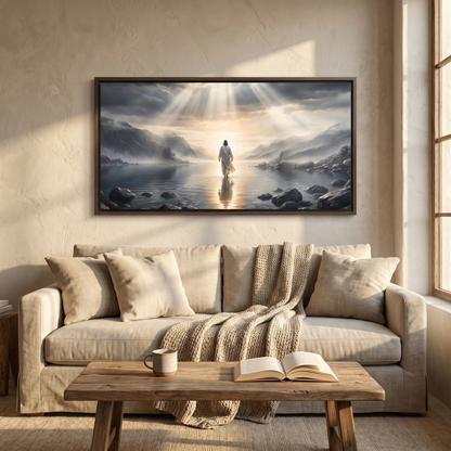 His Path is Peace (Horizontal) - Canvas