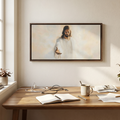 In the Palm of His Love (Horizontal) - Canvas