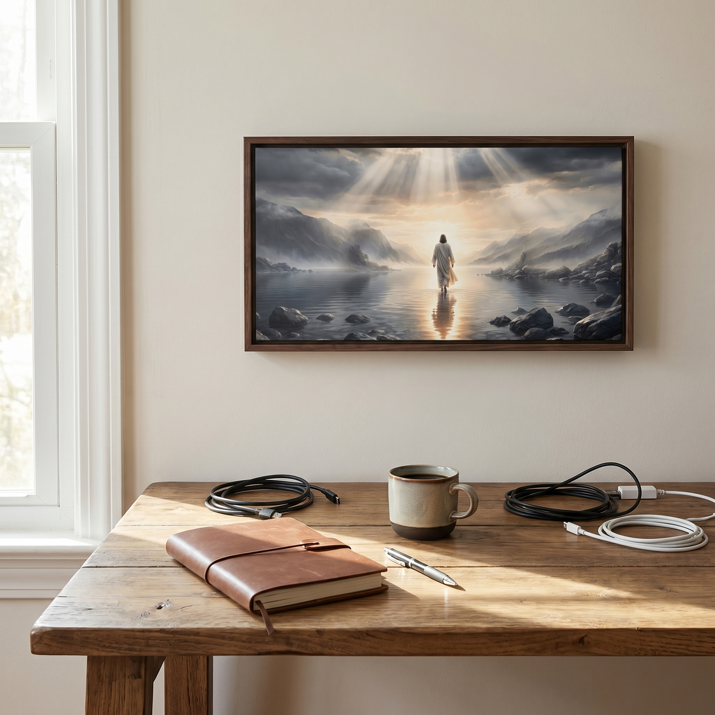 His Path is Peace (Horizontal) - Canvas