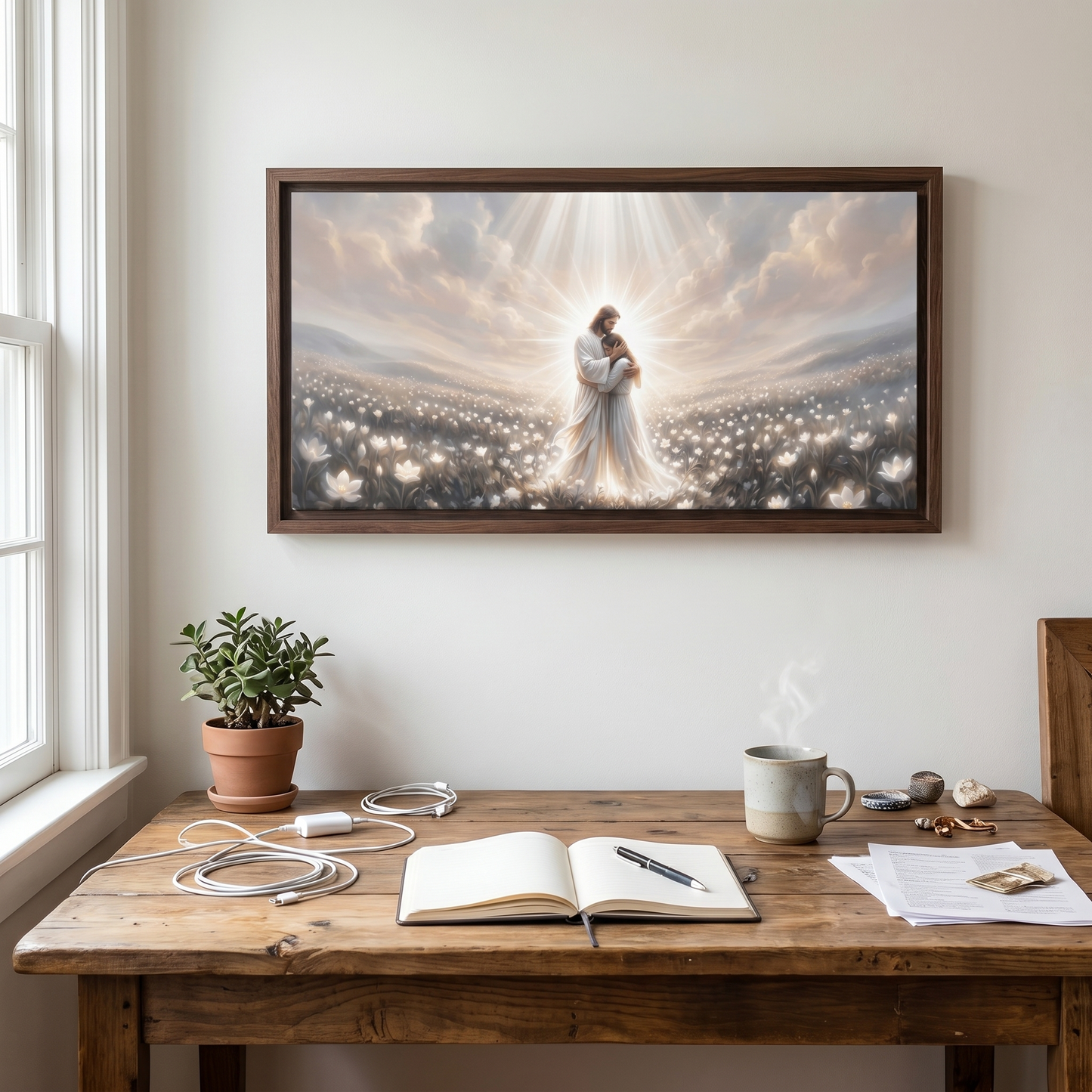 Divine Embrace (Horizontal) - Canvas