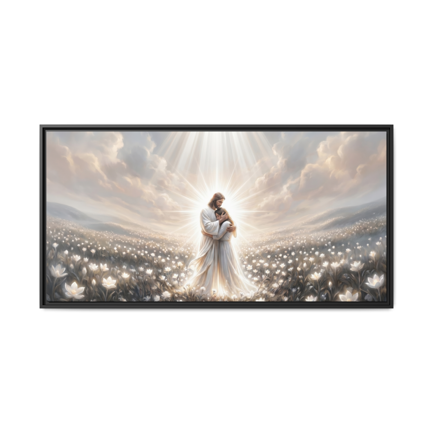 Divine Embrace (Horizontal) - Canvas