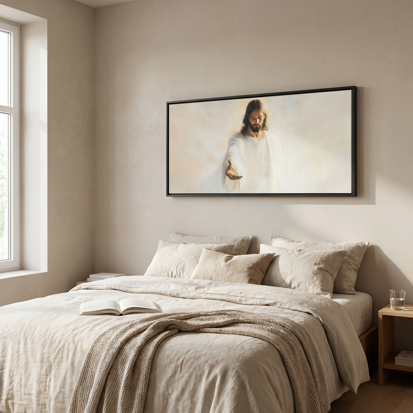 In the Palm of His Love (Horizontal) - Canvas