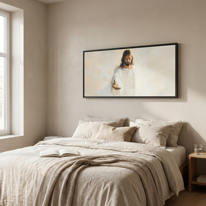 In the Palm of His Love (Horizontal) - Canvas