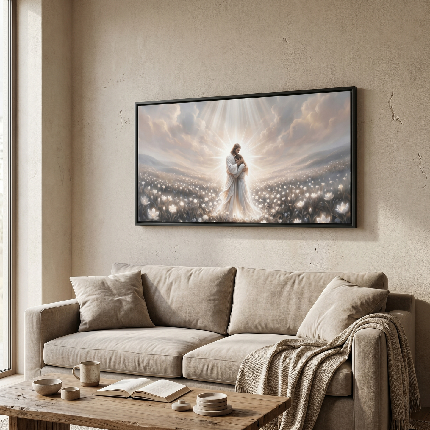 Divine Embrace (Horizontal) - Canvas