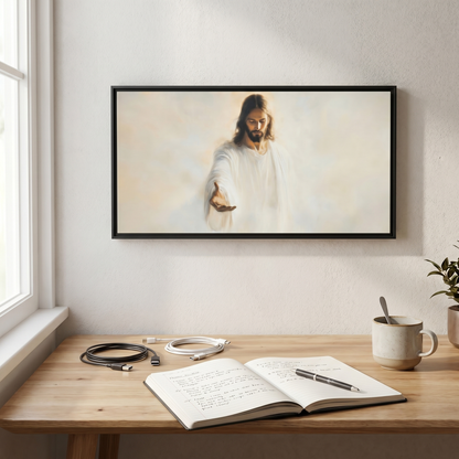 In the Palm of His Love (Horizontal) - Canvas