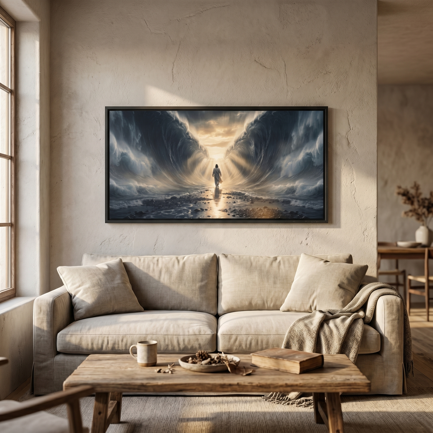 Through the Waters (Horizontal) - Canvas