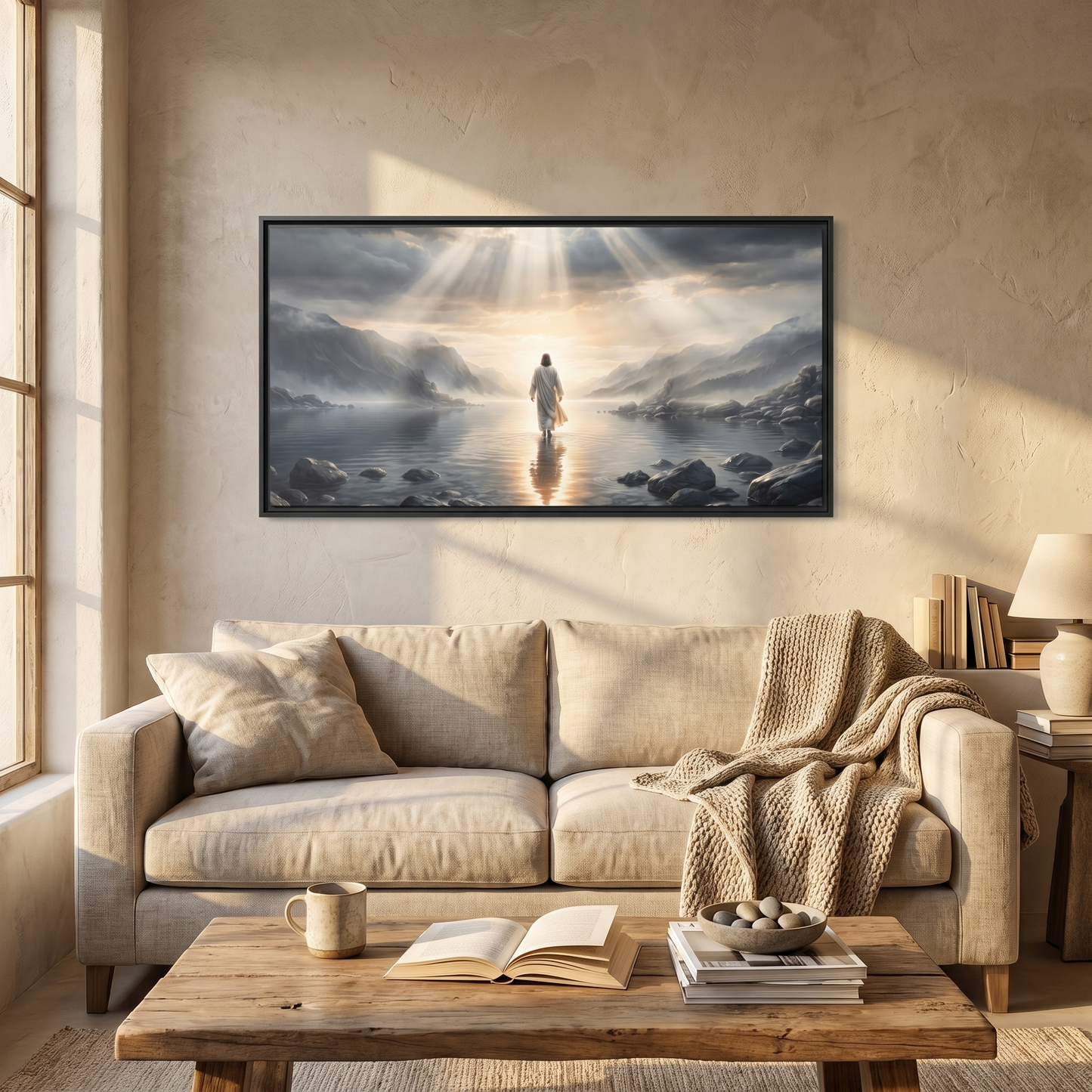 His Path is Peace (Horizontal) - Canvas
