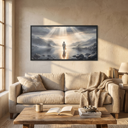His Path is Peace (Horizontal) - Canvas