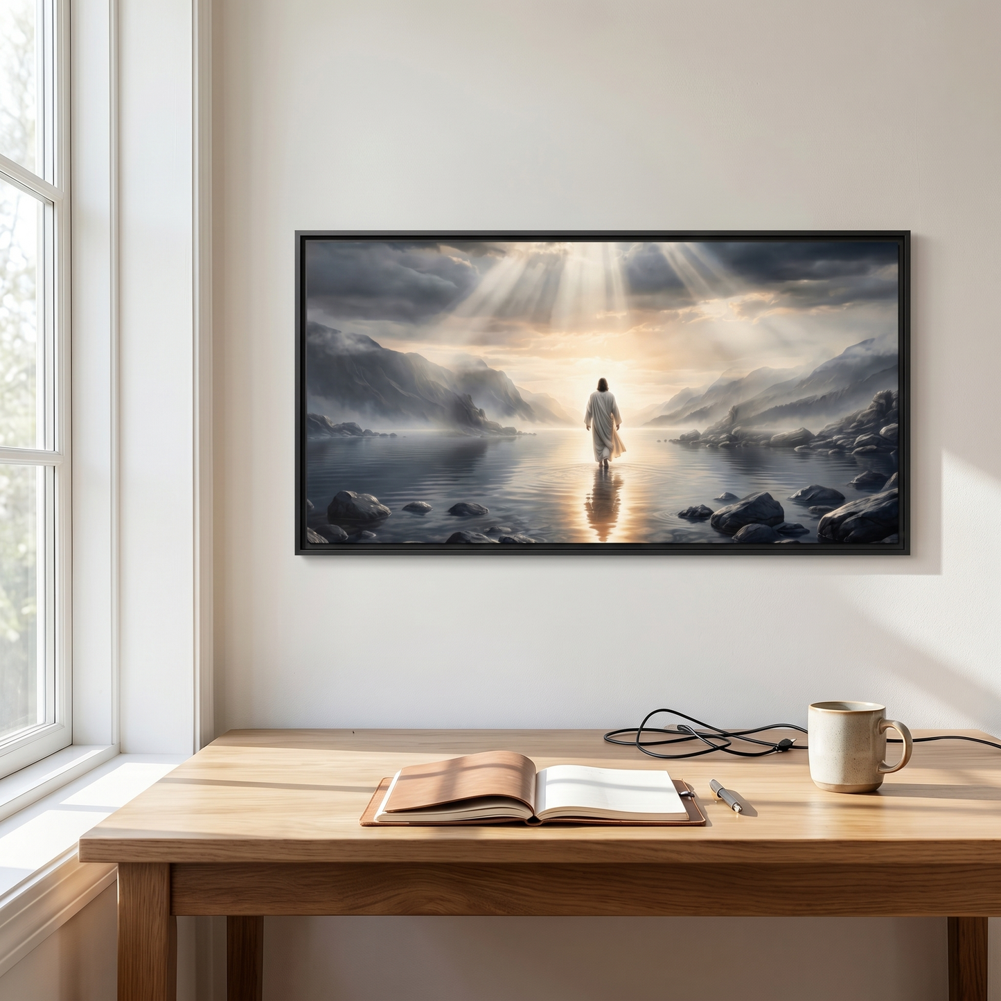 His Path is Peace (Horizontal) - Canvas