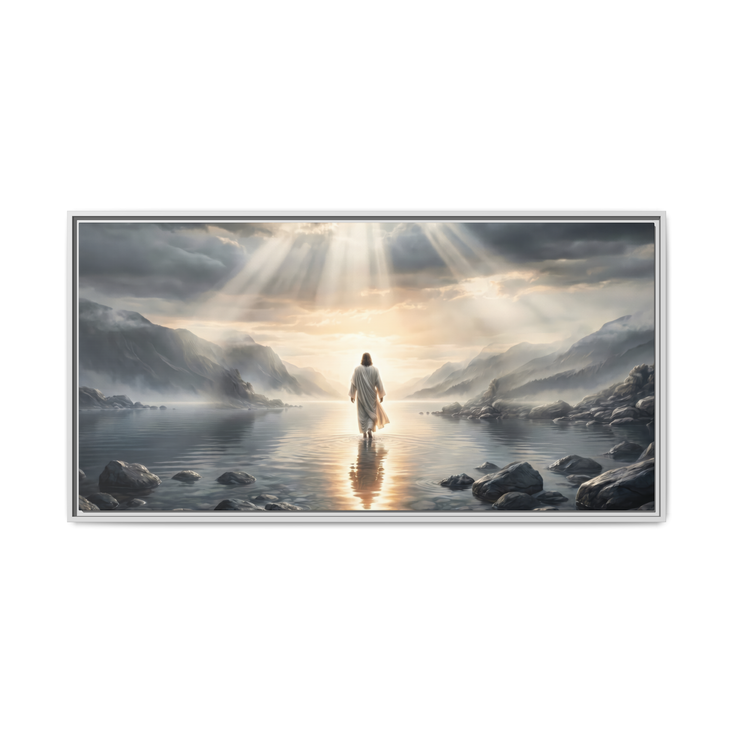 His Path is Peace (Horizontal) - Canvas