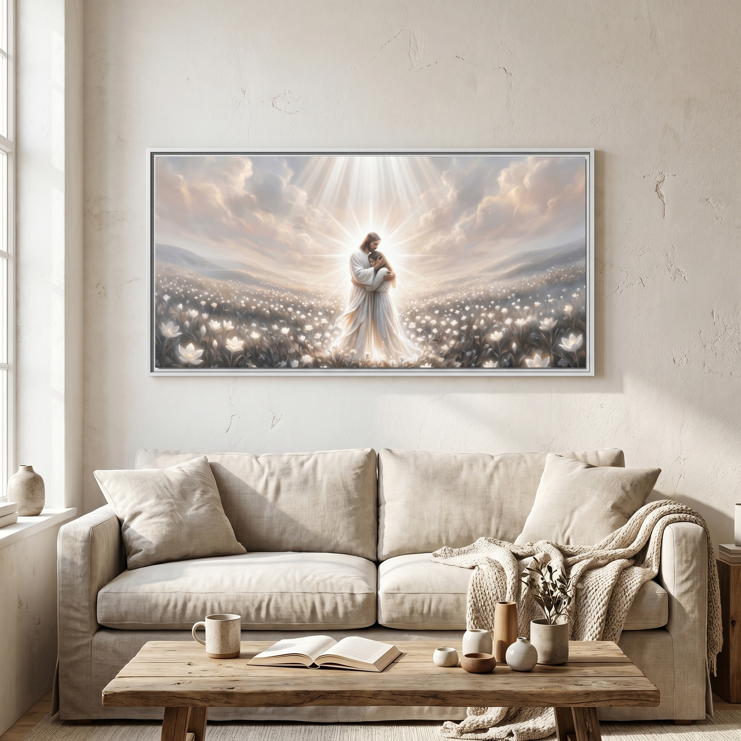 Divine Embrace (Horizontal) - Canvas