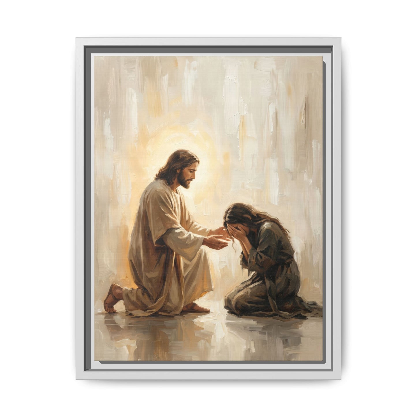In His Healing Hands -  Canvas
