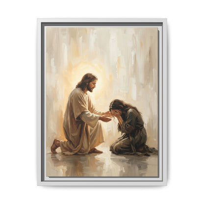 In His Healing Hands -  Canvas