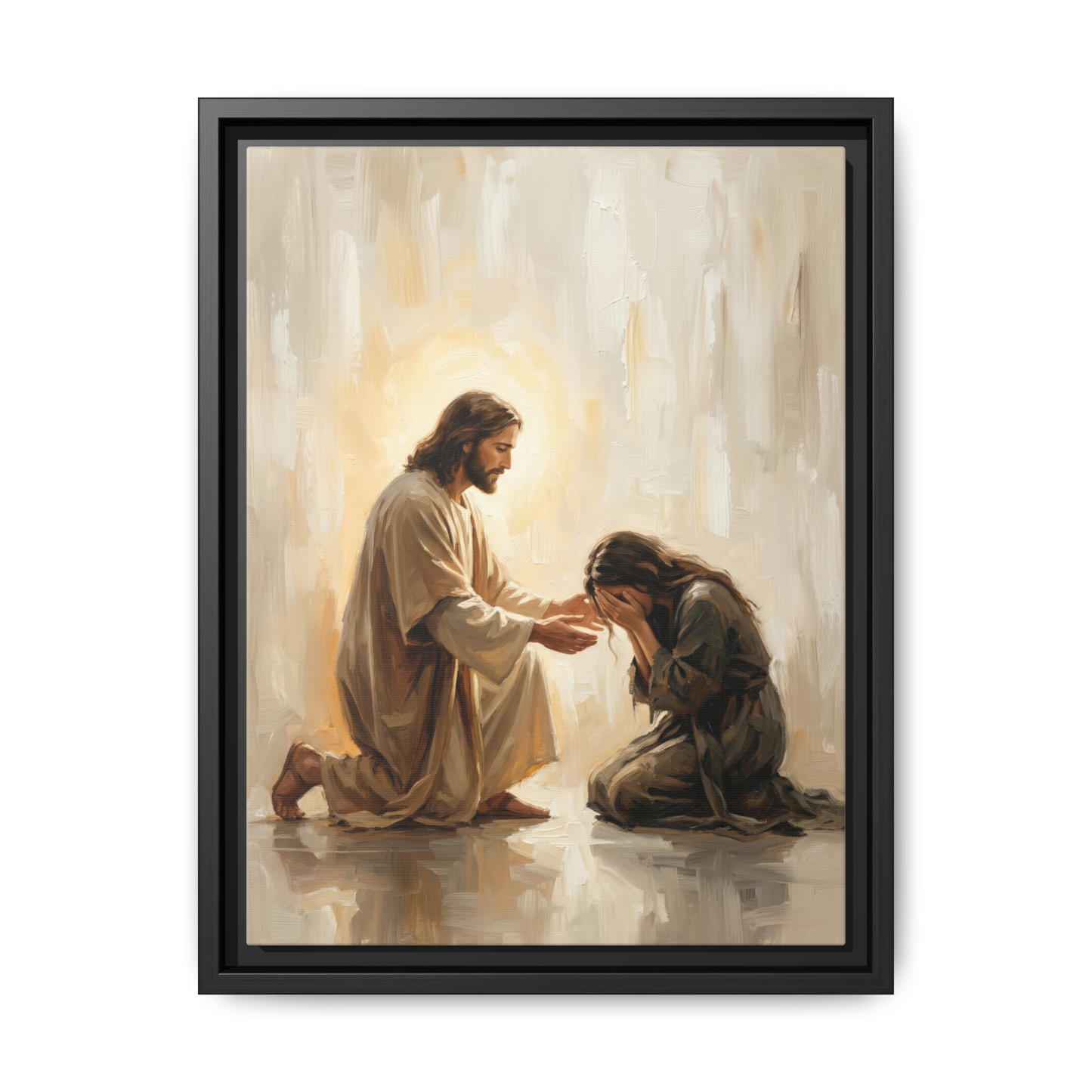 In His Healing Hands -  Canvas