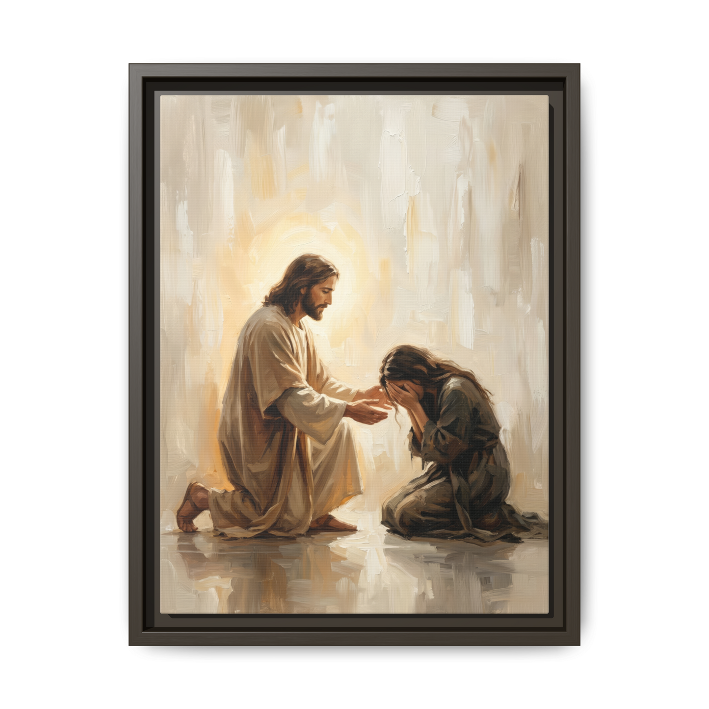 In His Healing Hands -  Canvas