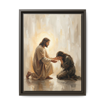 In His Healing Hands -  Canvas