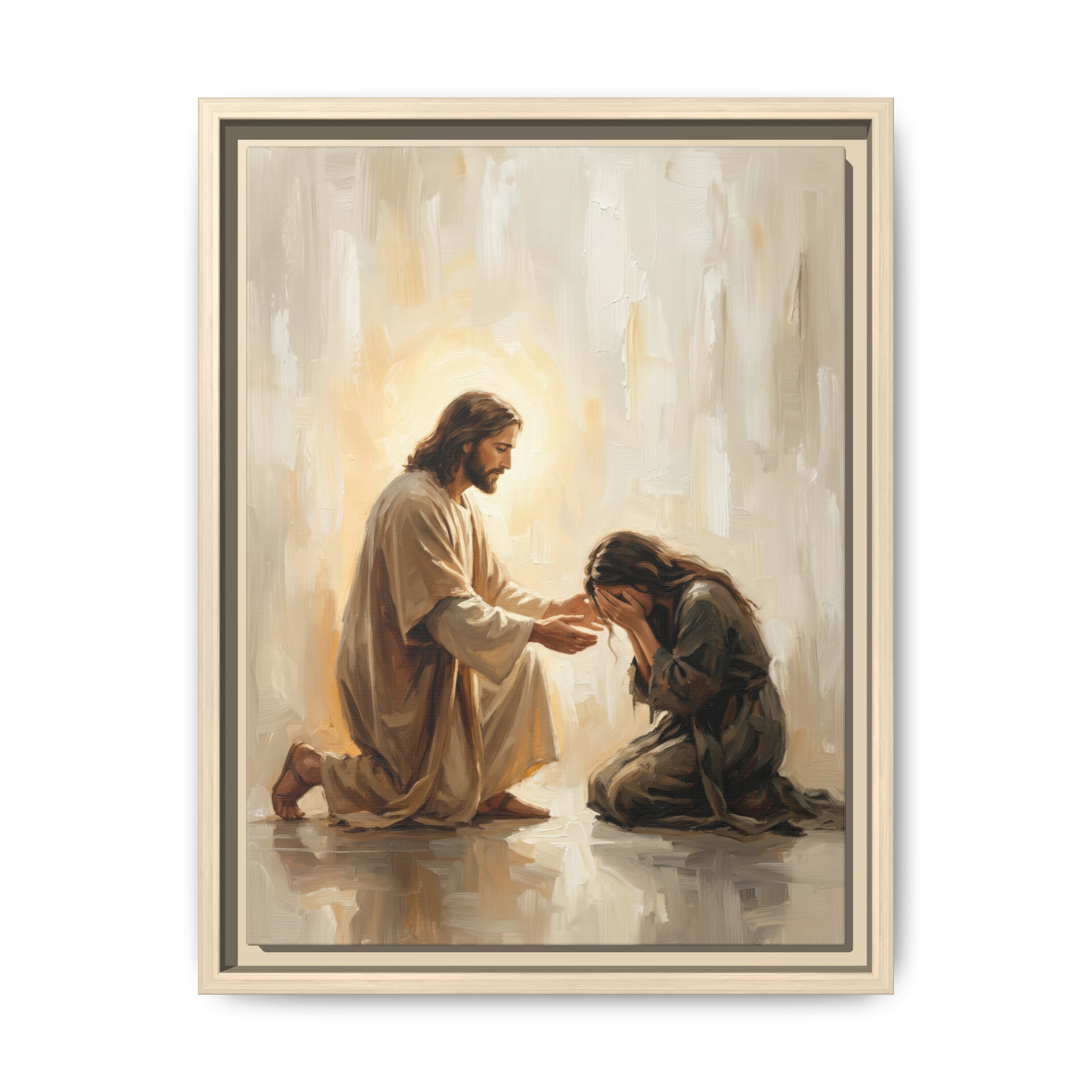 In His Healing Hands -  Canvas