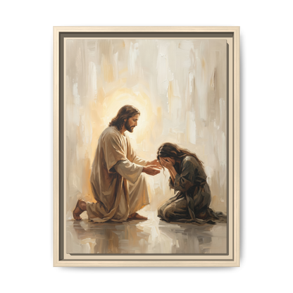 In His Healing Hands -  Canvas