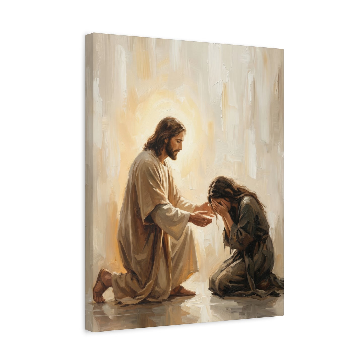 In His Healing Hands -  Canvas