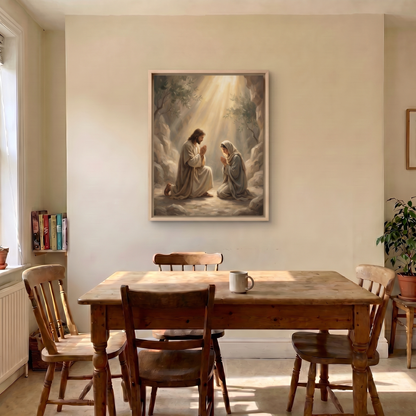 Prayer in His Presence -  Canvas