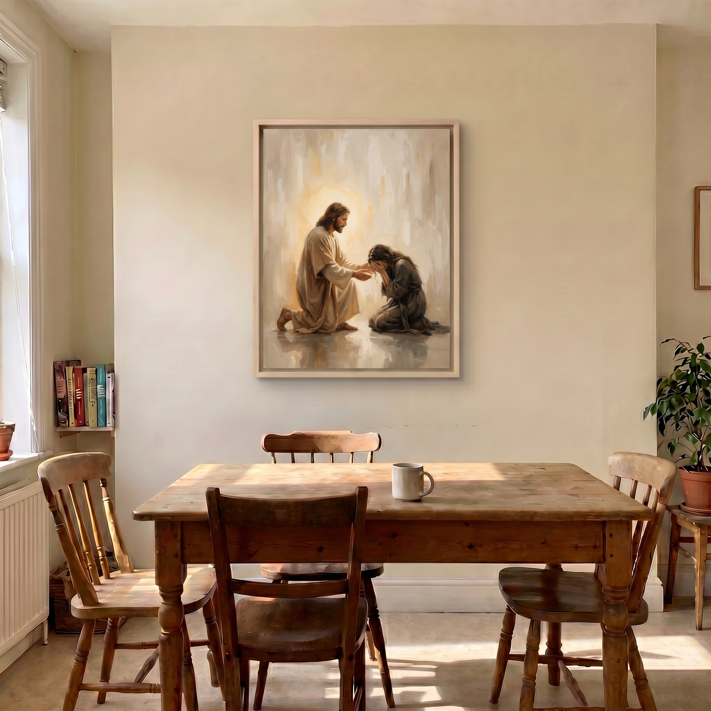 In His Healing Hands -  Canvas