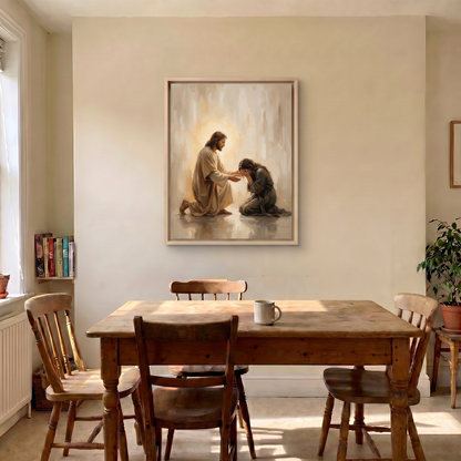 In His Healing Hands -  Canvas