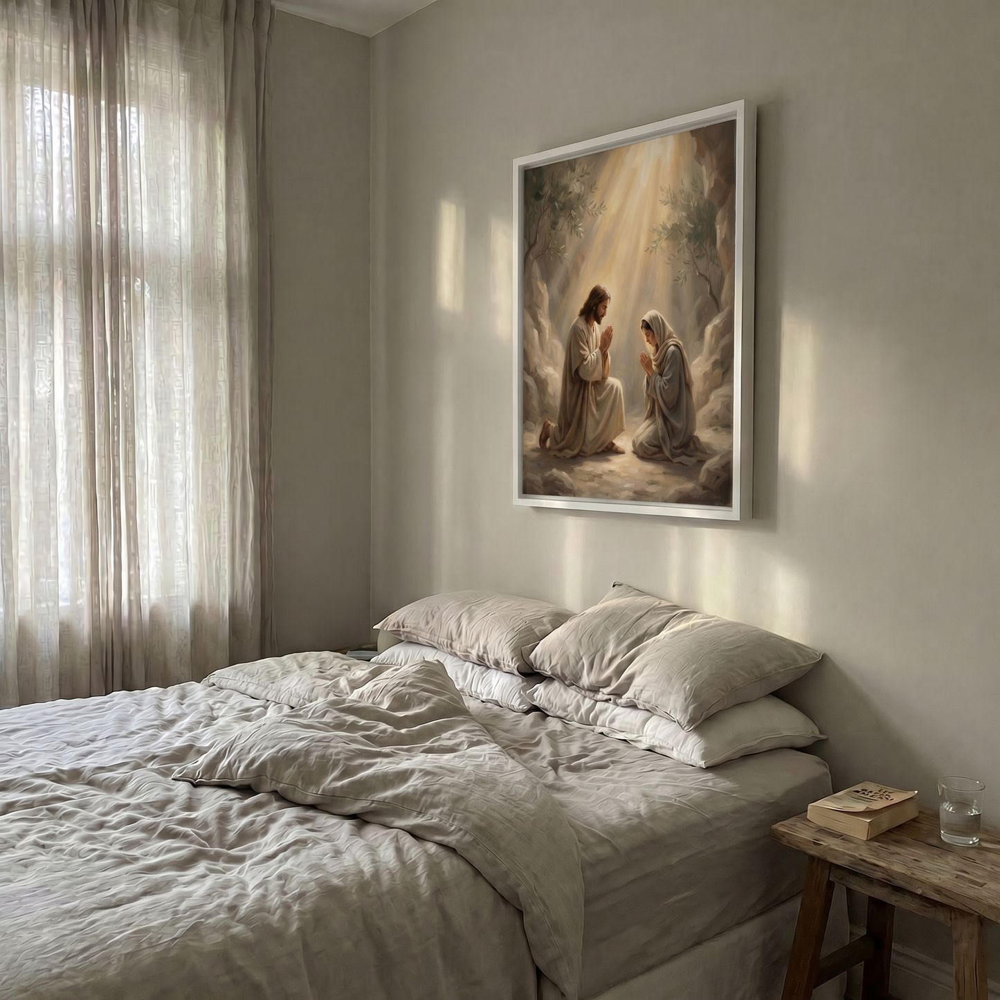 Prayer in His Presence -  Canvas