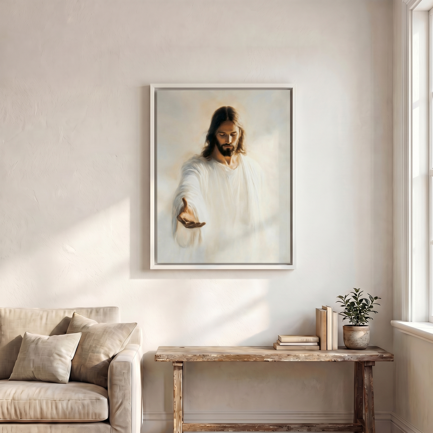 In the Palm of His Love - Canvas