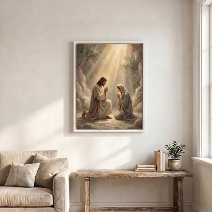 Prayer in His Presence -  Canvas