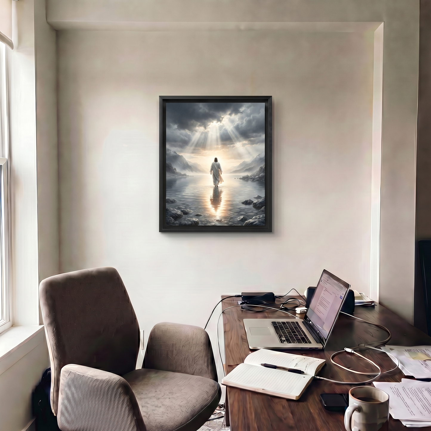 His Path Is Peace - Canvas