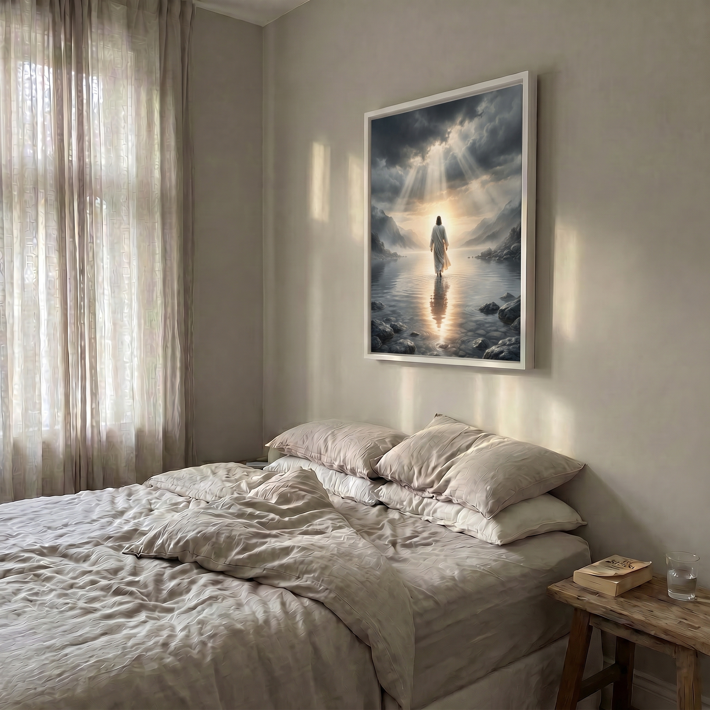 His Path Is Peace - Canvas